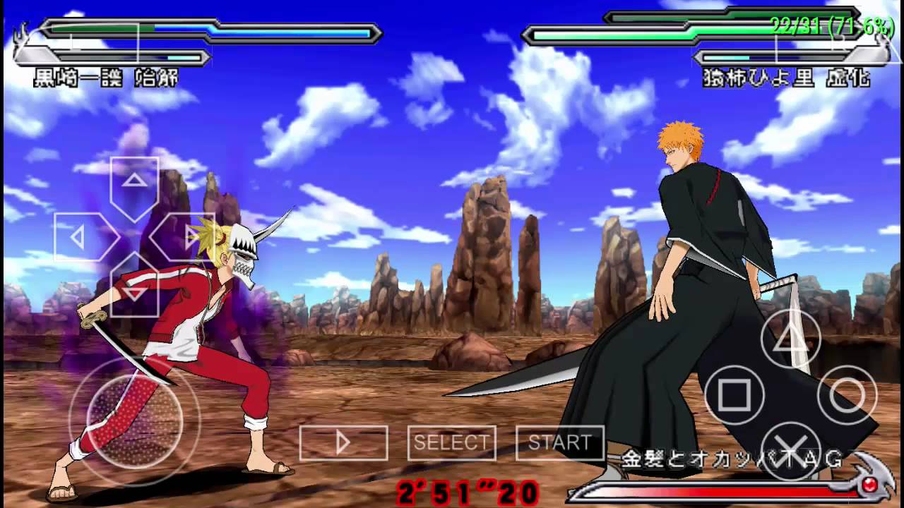 Bleach file for ppsspp free download game